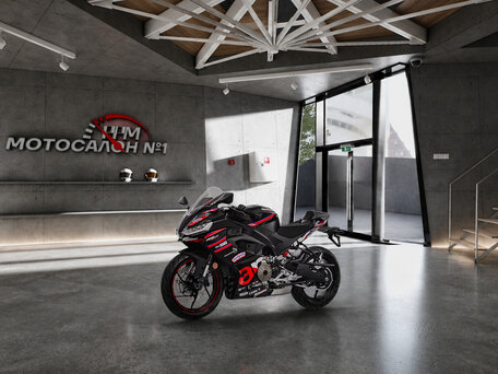 2026 Aprilia RS 457, чёрный, 680000 рублей, вид 1