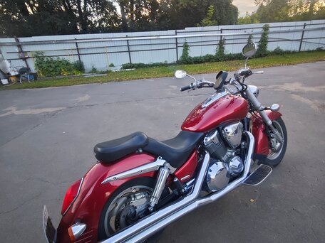 2002 Honda VTX 1800, красный, 600000 рублей, вид 2