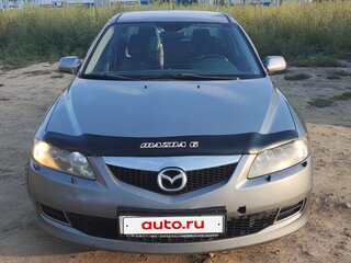 2005 Mazda 6 I (GG) Рестайлинг, серый, 264000 рублей, вид 5