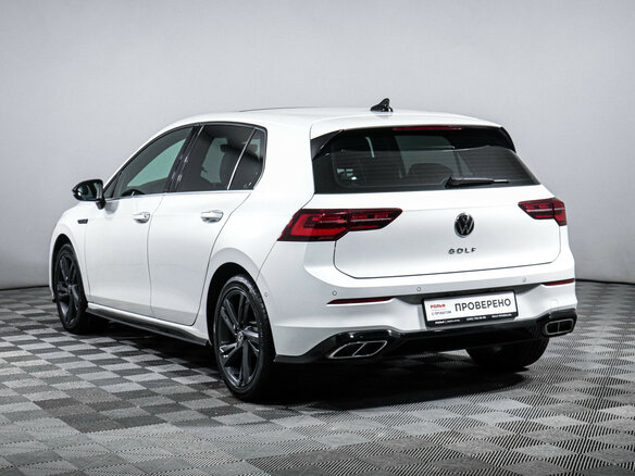 2021 Volkswagen Golf VIII, белый - вид 6