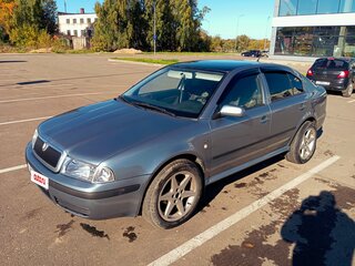 2002 Skoda Octavia I (A4) Рестайлинг, синий, 370000 рублей, вид 1