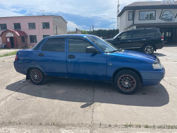 2007 Lada (ВАЗ) 2110, синий - вид 4