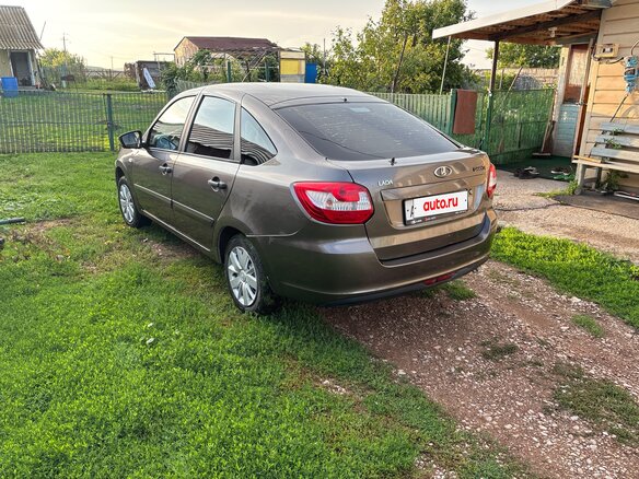 2018 Lada (ВАЗ) Granta I, коричневый, 470000 рублей - вид 4