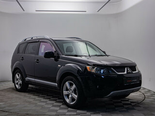 2008 Mitsubishi Outlander II, чёрный, 644000 рублей, вид 3