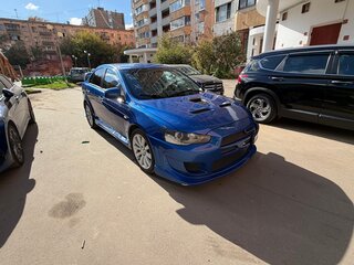 2010 Mitsubishi Lancer X, синий, 600000 рублей, вид 3