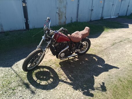 1985 Honda NV 750, пурпурный, 198000 рублей, вид 5