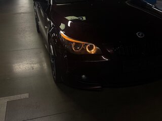 2007 BMW 5 серии 530xi V (E60/E61) Рестайлинг, красный, 1350000 рублей, вид 5
