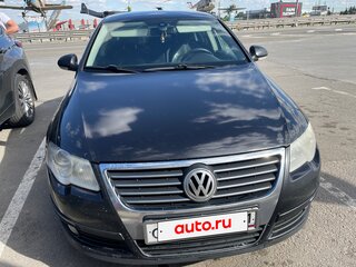 2009 Volkswagen Passat B6, чёрный, 730000 рублей, вид 1