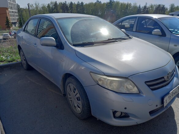 2007 Toyota Corolla X (E140, E150), голубой, 550000 рублей - вид 1