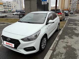 2018 Hyundai Solaris II, белый, 1150000 рублей, вид 1