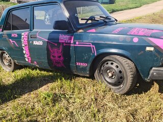 2006 Lada (ВАЗ) 2107, зелёный, 100000 рублей, вид 5