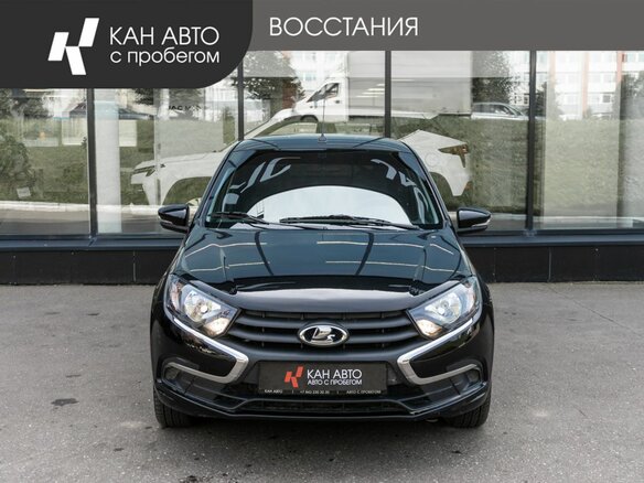 2023 Lada (ВАЗ) Granta I Рестайлинг, чёрный - вид 1