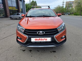 2018 Lada (ВАЗ) Vesta SW I, оранжевый, 1000000 рублей, вид 2