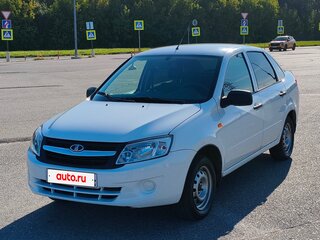 2014 Lada (ВАЗ) Granta I, белый, 370000 рублей, вид 1