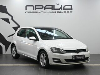 2013 Volkswagen Golf VII, белый, 1309900 рублей, вид 5