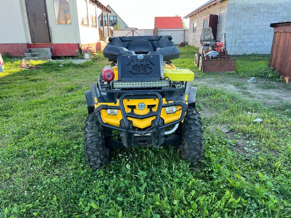 2008 BRP Can-Am Outlander 400, жёлтый, 450000 рублей