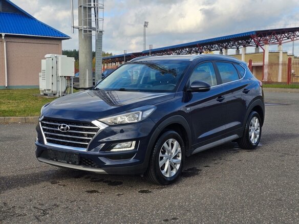 2020 Hyundai Tucson III Рестайлинг, синий, 1965000 рублей