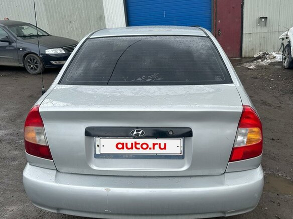 2004 Hyundai Accent ТагАЗ II, серый, 199999 рублей - вид 2
