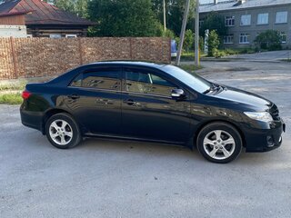 2011 Toyota Corolla X (E140, E150) Рестайлинг, чёрный, 1290000 рублей, вид 4