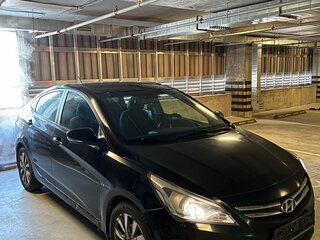 2015 Hyundai Solaris I Рестайлинг, чёрный, 1150000 рублей, вид 5