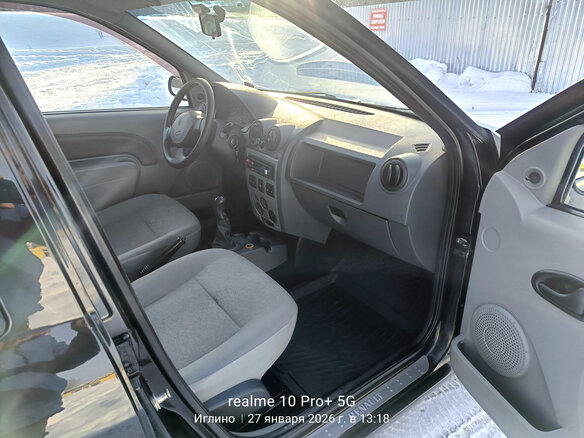 2009 Renault Logan I, чёрный, 280000 рублей - вид 5