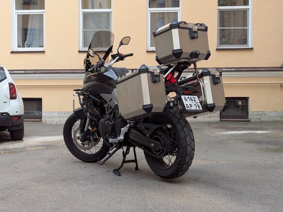 2023 Voge 500DSX Adventure, чёрный, 430000 рублей - вид 1
