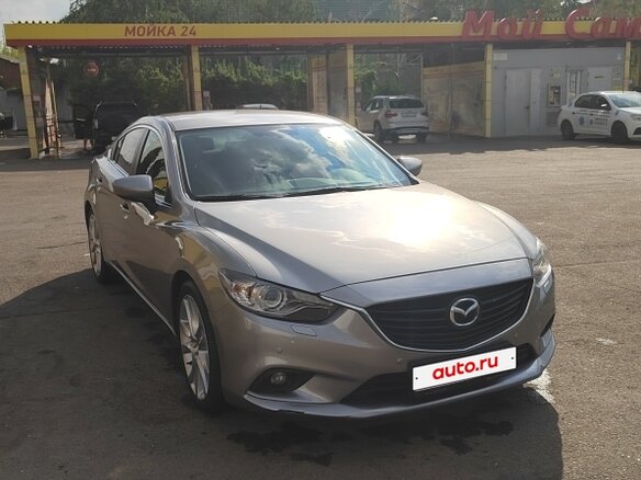 2013 Mazda 6 III (GJ), серебристый, 1600000 рублей - вид 3