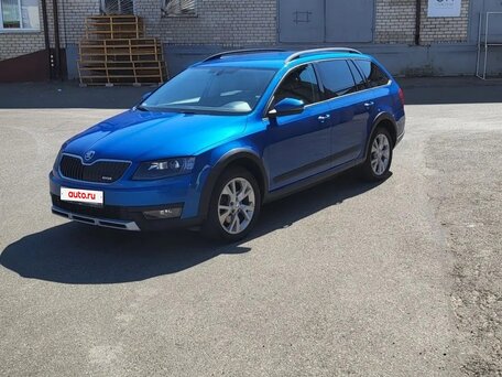 2014 Skoda Octavia Scout III (A7), синий, 1536000 рублей, вид 1