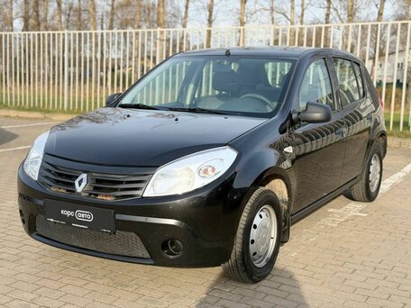 2013 Renault Sandero I, чёрный, 482000 рублей, вид 3