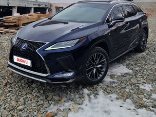 2019 Lexus RX 450h IV, синий, 4700000 рублей, вид 1