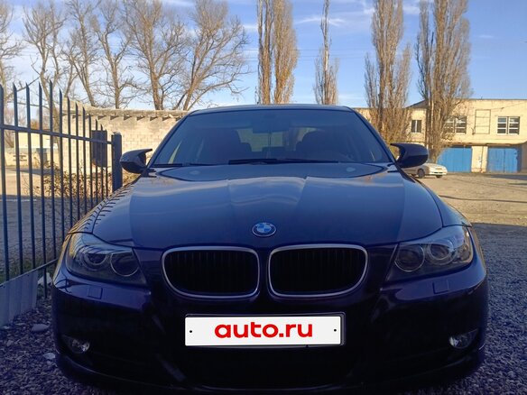2009 BMW 3 серии 318i V (E90/E91/E92/E93) Рестайлинг, чёрный, 1400000 рублей