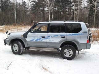 1997 Toyota Land Cruiser Prado 90 Series, серый, 1049000 рублей, вид 5