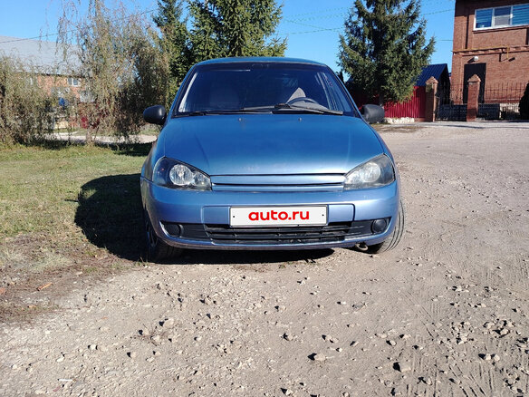2006 Lada (ВАЗ) Kalina I, синий, 125000 рублей - вид 4