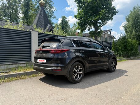 2021 Kia Sportage IV Рестайлинг, чёрный, 2580000 рублей, вид 5