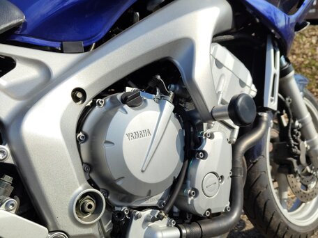 2004 Yamaha FZS600 Fazer, синий, 400000 рублей, вид 3