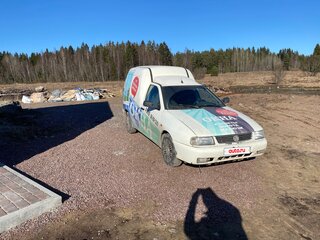 2002 Volkswagen Caddy II, белый, 300000 рублей, вид 1