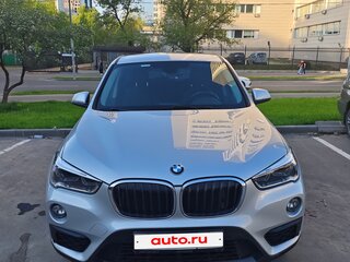 2017 BMW X1 20d xDrive II (F48), серебристый, 2930000 рублей, вид 2