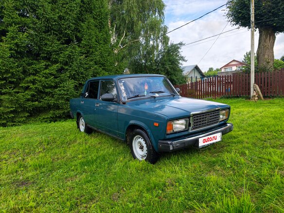 2005 Lada (ВАЗ) 2107, синий, 120000 рублей