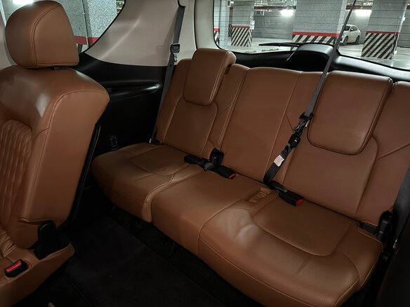 2020 Infiniti QX80 I Рестайлинг 3, жёлтый, 5700000 рублей - вид 12