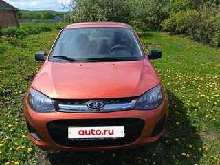 2015 Lada (ВАЗ) Kalina II, оранжевый, 650000 рублей, вид 2