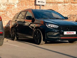 2024 Lada (ВАЗ) Vesta SW Sportline I Рестайлинг (NG), чёрный, 1750000 рублей, вид 2
