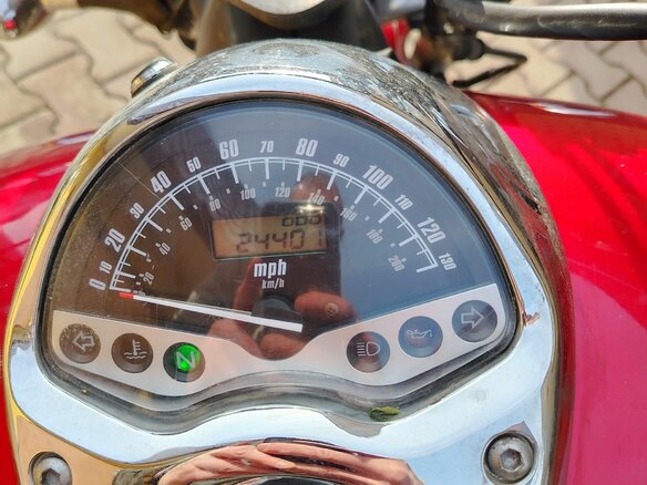 2003 Honda VTX 1300, красный, 515000 рублей - вид 4