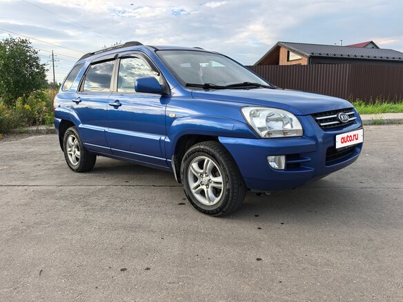 2006 Kia Sportage II, синий, 858000 рублей - вид 2