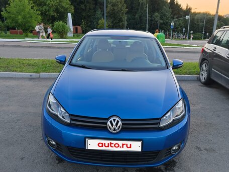 2010 Volkswagen Golf VI, синий, 870000 рублей, вид 1
