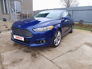 2012 Ford Fusion (North America) II, синий, 1200000 рублей, вид 2