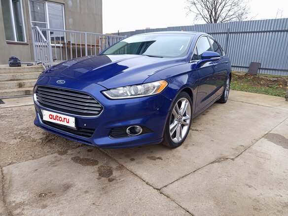 2012 Ford Fusion (North America) II, синий, 1200000 рублей - вид 1