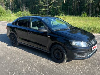 2015 Volkswagen Polo V Рестайлинг, чёрный, 600000 рублей, вид 1