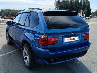2004 BMW X5 4.4i I (E53) Рестайлинг, синий, 780000 рублей, вид 4