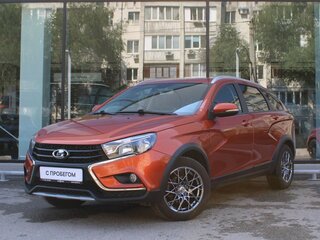 2018 Lada (ВАЗ) Vesta SW Cross I, оранжевый, 949000 рублей, вид 1