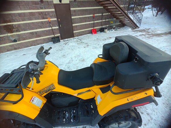 2005 BRP Can-Am Outlander 800, жёлтый, 750000 рублей - вид 9